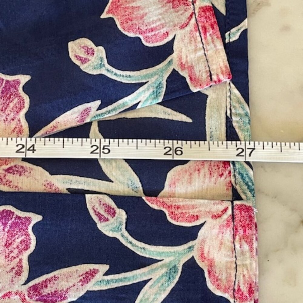 TOMMY BAHAMA Talulla Gardens Camp Shirt in Island Navy L - Picture 15 of 16